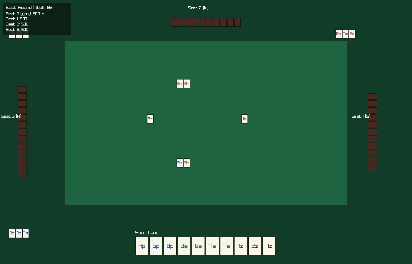 Multi-agent reinforcement learning Mahjong simulation